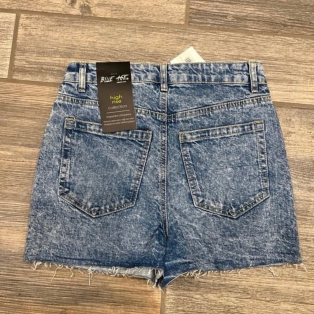 Blue Age High Rise Denim Shorts - Picture 2 of 3